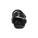 Jess Adjustable Quarter Strap Sandal Black - COMFORTWIZ