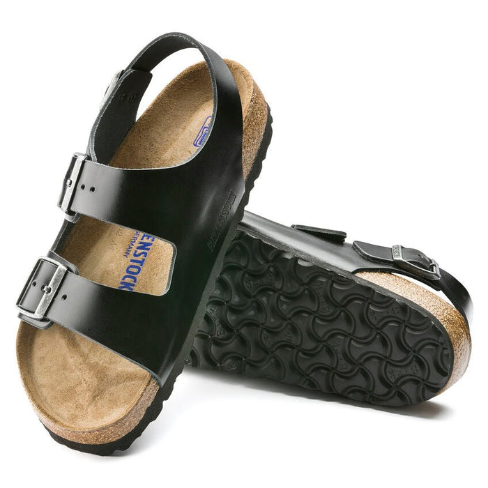 Milano Soft footbed Amalfi Leather Black - COMFORTWIZ
